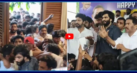 Byreddy Siddharth Reddy Craze In Pinipe Srikanth Birthday Celebration 1
