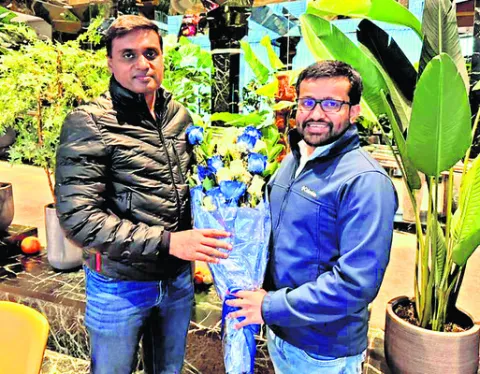 న్యూయార్క్లో ఎంపీ  మిథున్రెడ్డికి ఘన స్వాగతం