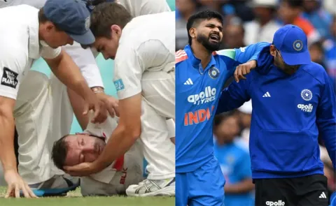 Players who suffered horrific injuries on cricket field