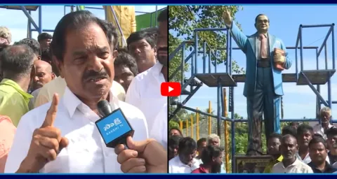 Narayana Swamy Sensational Comments On Ambedkar Statue Incident