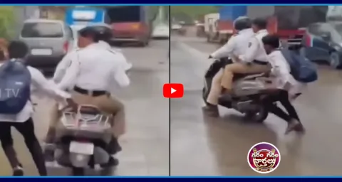 Student Chases Traffic Cops Over Unclear Number Plate 1