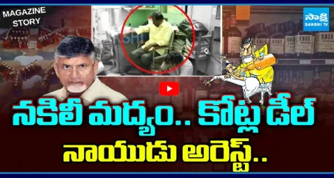 Magazine Story On Naidu Arrest In Fake Liquor Manufacturing Case