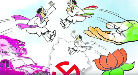 ఎన్నికల వేళ.. జంపింగ్ల మేళా