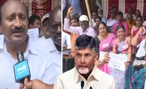 Teachers Unions fires on Chandrababu Govt