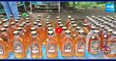 Excise Police About Fake Liquor Making In TDP Leaders Go down6