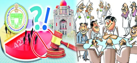 స్థానిక ఎన్నికల్లో బీసీ కోటా అమలుపై ఆశావహుల్లో టెన్షన్