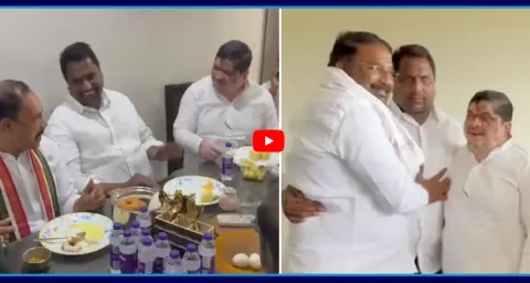 Congress Party Ministers Ponnam Prabhakar And Adluri Laxman2