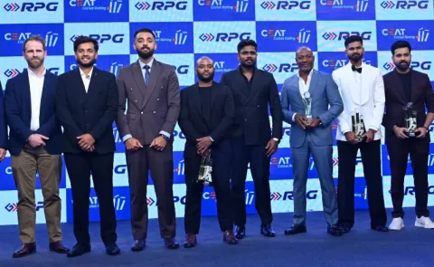 CEAT Cricket Awards: Rohit Sharma gets special honour for Champions Trophy haul, Samson, Iyer shine. full winners list