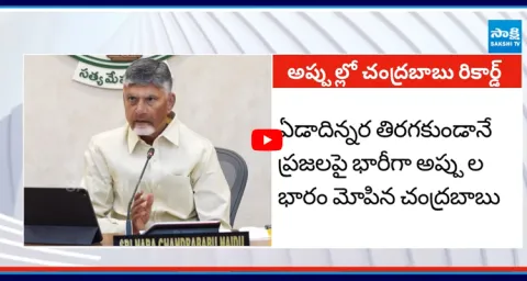 CM Chandrababu New Record On Govt Debts