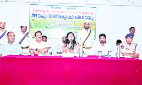 వరి కొనుగోళ్లకు సన్నద్ధం