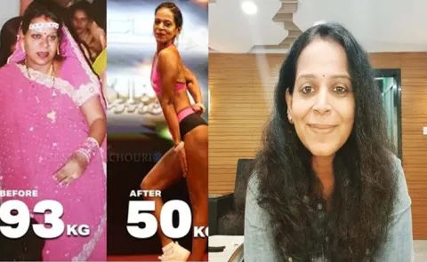 Chhattisgarh mom who lost 43 kg shows side effect of lifting weights