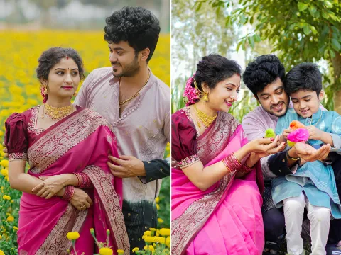 Have you seen The family of serial Actress Vishnupriya? Photos1