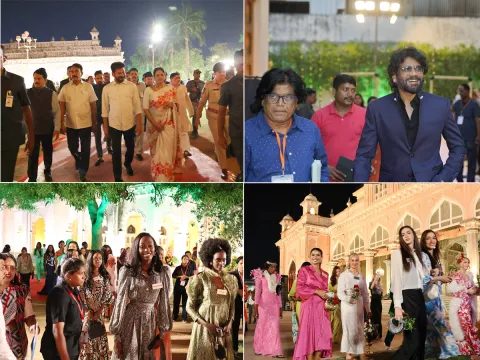 Miss World 2025 Contestants At Chowmahalla Palace, Hyderabad Photos