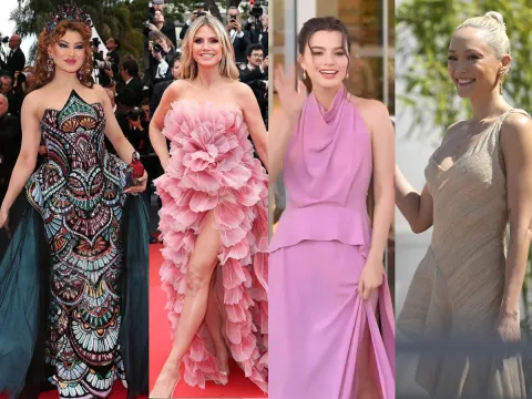 Cannes Film Festival 2025 beautiful stars ramp walk photos