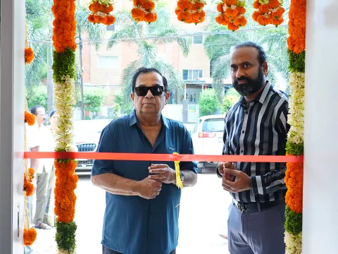 Padma Shri Brahmanandam Inaugurated Hotel Ahoo Telugu Cuisine