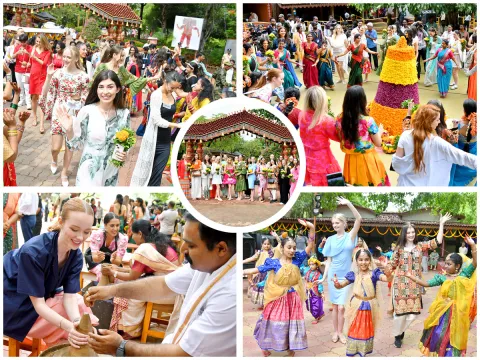 Miss World Contestants Visit Shilparamam At Hyderabad Photos