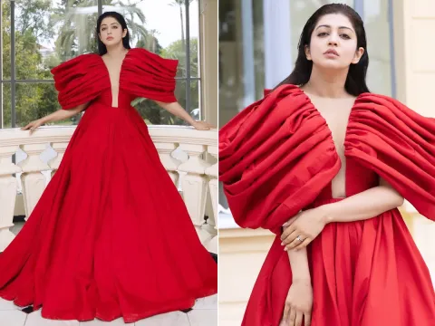 Actress Pranitha Subhash shines At Cannes 2025 film festival Photos