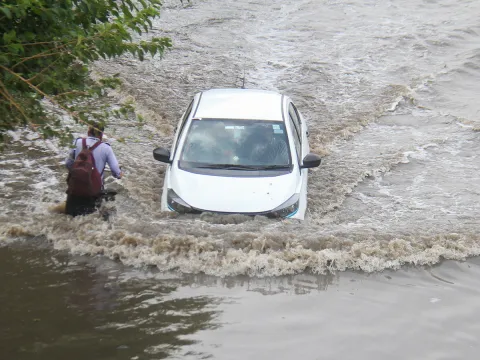 Heavy Rains in New Delhi Photos