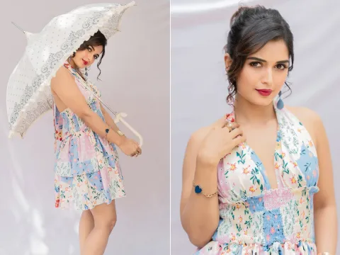 Bigg Boss 7 Contestant Priyanka Jain Block Buster Stills With Umbrella Photos5