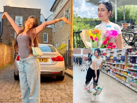 Dhanashree Verma Enjoying London vacation Photos1