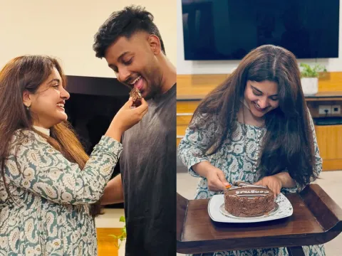 Actress Nivetha Thomas celebrates Gaddar Award With Family Photos2