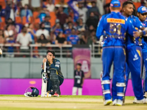 IPL 2025 Eliminator cricket match between Mumbai Indians and Gujarat Titans3