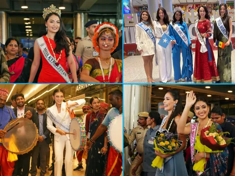 The beauty queens of the world have come to Hyderabad city to participate in the Miss World 2025 beauty pageant.2