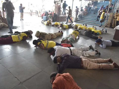 Mock Drill at Hyderabad Photos2