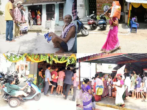 andrapradesh government stops ration door delivery4