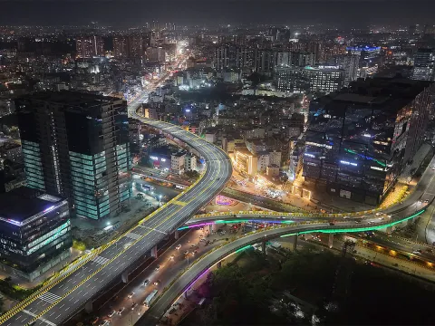 Hyderabad : PJR Flyover Connecting Kondapur and Gachibowli Photos