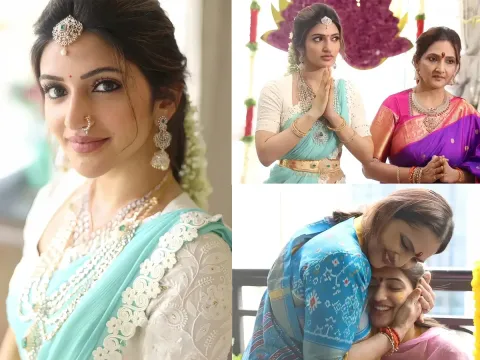 Actress Sreeleela Perform Puja With Mother: Photos Viral2