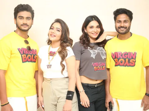 Mitraaw Sharma Virgin Boys Movie Press Meet Photos