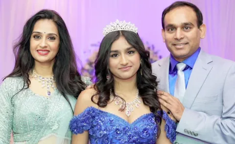 Grand Actress Laya Daughter Birthday Celebrations Photos