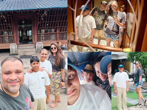 Anchor Anasuya Bharadwaj Visited Colombo Along With Family Photos