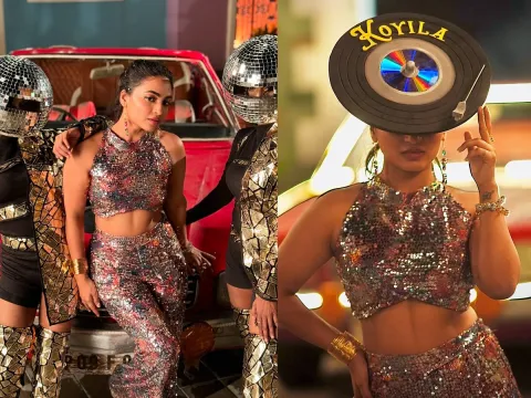 alekhya harika shared koyila song videoshoot photos