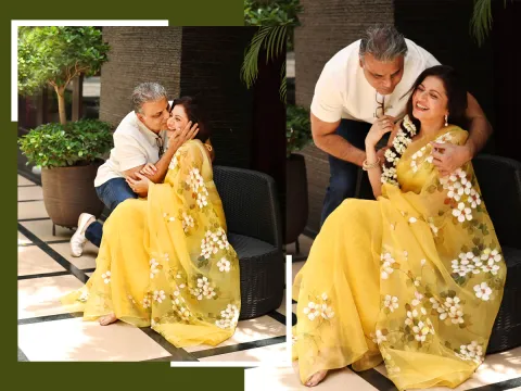 actress bhagyashree husband love propose HD Pics