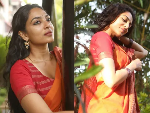 Sobhita Dhulipala looks stunning in a traditional saree look Photos