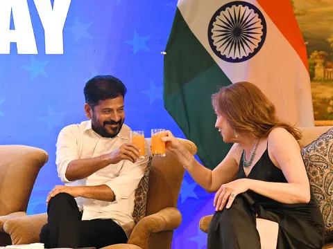 US Independence Day Celebrations In Hotel Taj Krishna Hyderabad