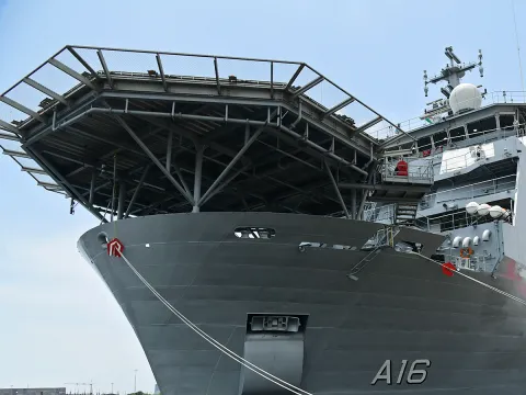Ceremony of the Indian Navy Ship Nistar in Visakhapatnam