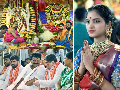 Bonalu Festival 2025 : Balkampet Yellamma Kalyanam 2025 Photos