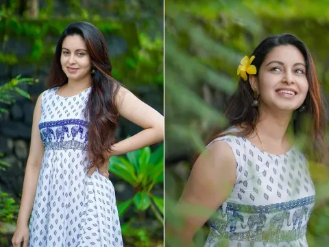 Tollywood Actress Abhinaya enjoying Her Kerala vacation Photos