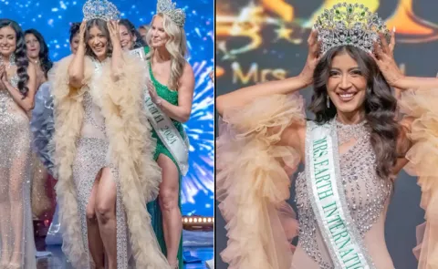 Vidhu Ishiqa wins Mrs Earth International 2025 Photos