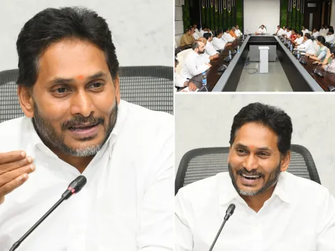 YS Jagan Key Announcement Comments At YSRCP PAC Meeting Photos