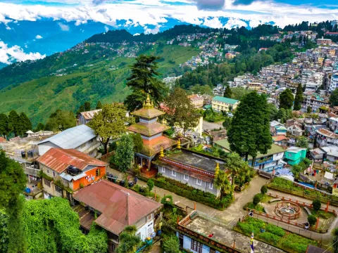 Darjeeling, which is at its lush peak during monsoon