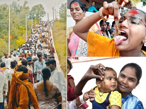 Tella Panchami in Mahabubnagar