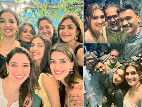 Kriti Sanon Wishing Anand L Rai on his Birthday Party viral photos