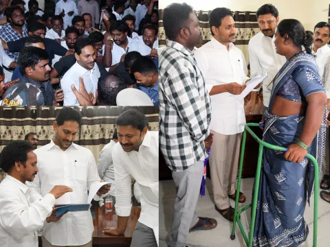 ysrcp president ys jagan mohan reddy  pulivendula tour