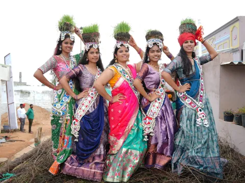 Teej festival is grandly celebrated by women Photos