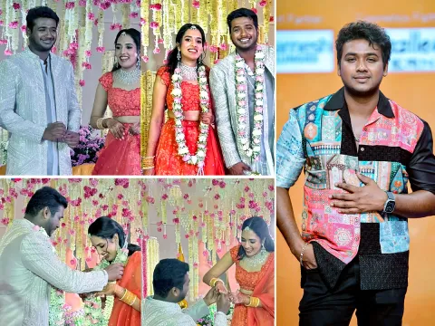 Rahul Sipligunj Engagement Harini Reddy Photos Viral Gose