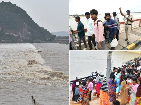 Vijayawada Praksam Barrage Floods